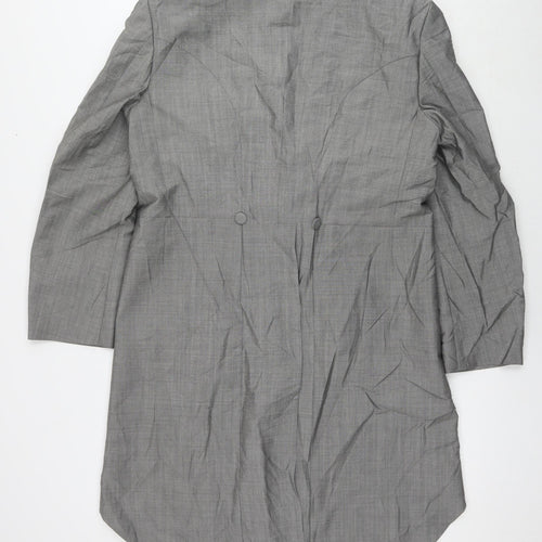 WILVORST Mens Grey Wool Tuxedo Suit Jacket Size S Regular