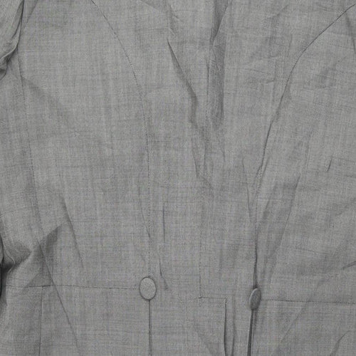 WILVORST Mens Grey Wool Tuxedo Suit Jacket Size S Regular