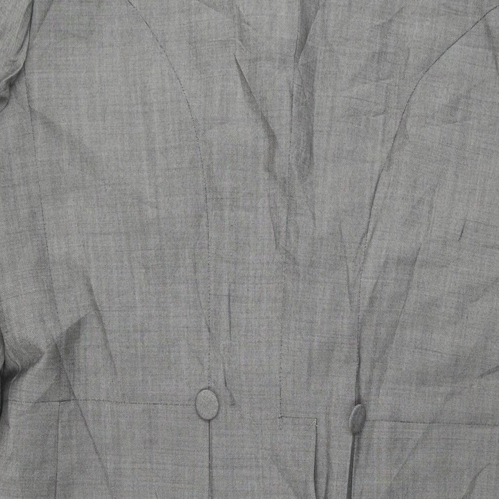 WILVORST Mens Grey Wool Tuxedo Suit Jacket Size S Regular