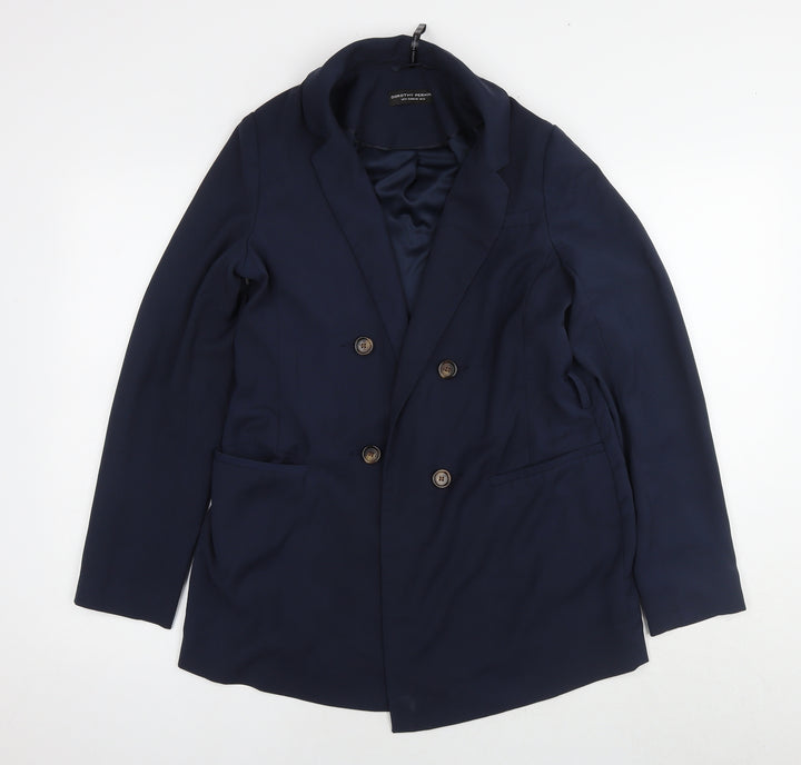 Dorothy Perkins Womens Blue Kimono Blazer Size 12