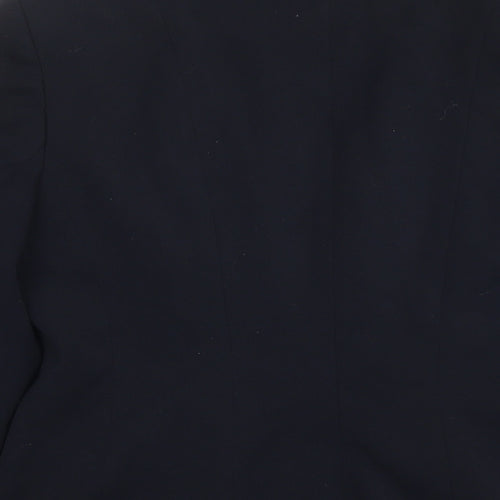 Autonomy Womens Black Jacket Blazer Size 10 Button