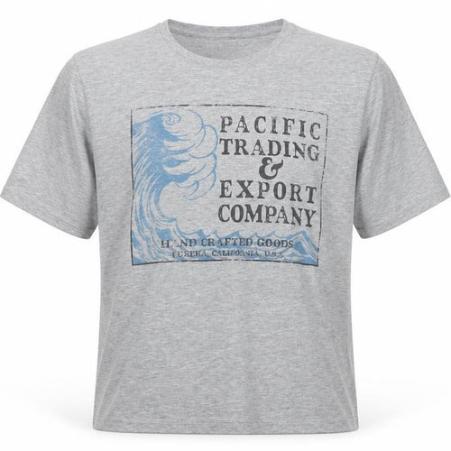 ASOS Mens Grey Polyester T-Shirt Size XL Round Neck - Pacific Trading Company Wave