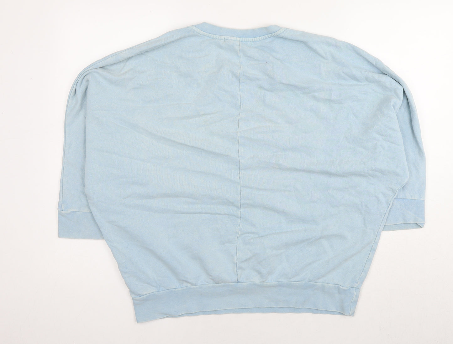 NEXT Womens Blue Cotton Pullover Sweatshirt Size M Pullover