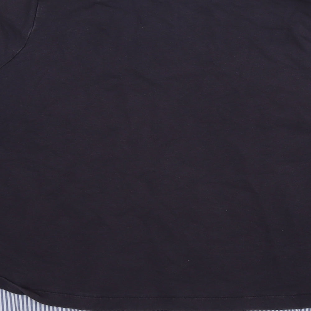 Marks and Spencer Womens Blue Cotton Pullover Sweatshirt Size 10 Pullover