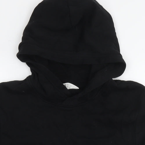 H&M Girls Black Cotton Pullover Hoodie Size 15 Years Pullover