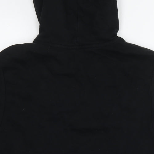 H&M Girls Black Cotton Pullover Hoodie Size 15 Years Pullover