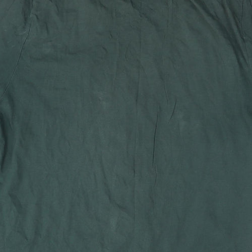 ASOS Mens Green Cotton T-Shirt Size S Round Neck