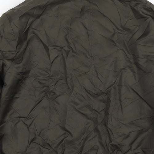 Zara Womens Green Bomber Jacket Jacket Size S Zip
