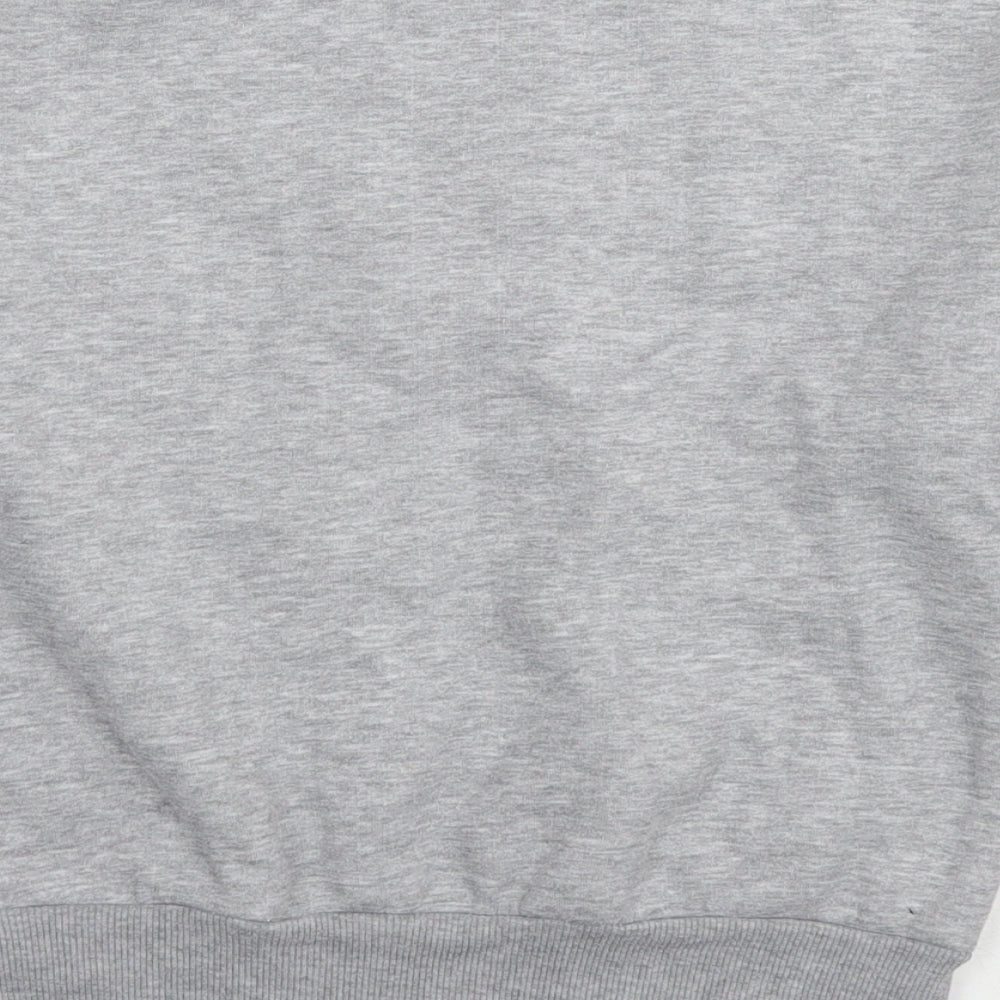 Zara Girls Grey Cotton Pullover Sweatshirt Size 9 Years Pullover - Sweet As Candy