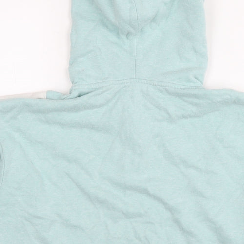 H&M Girls Blue Cotton Pullover Hoodie Size 13-14 Years Pullover