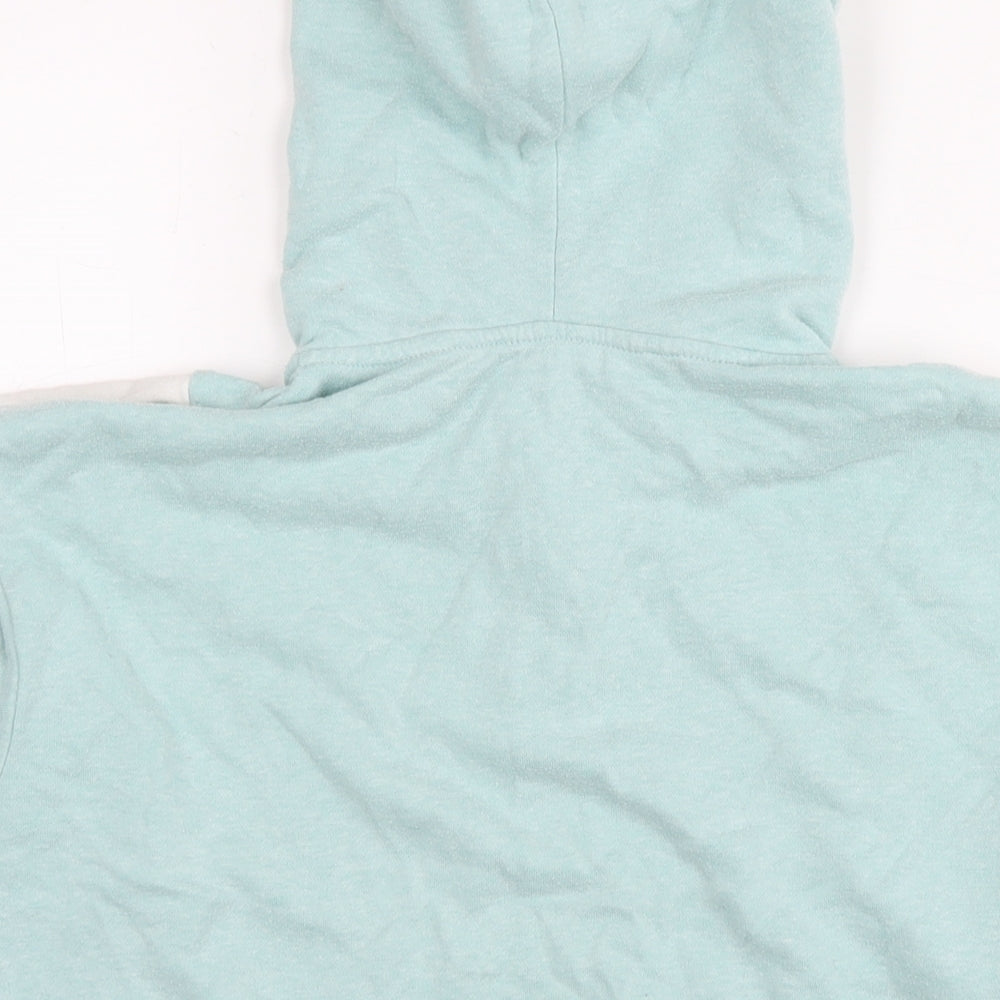 H&M Girls Blue Cotton Pullover Hoodie Size 13-14 Years Pullover