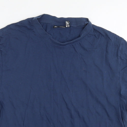 ASOS Mens Blue Cotton T-Shirt Size S Round Neck