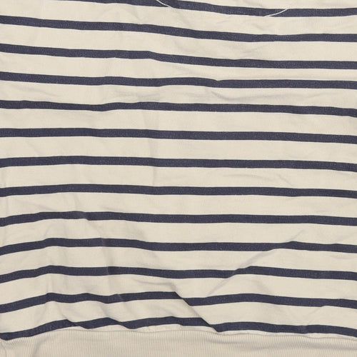 John Lewis Girls Beige Striped Cotton Pullover Sweatshirt Size 11 Years Pullover - Sequin Detail Dog