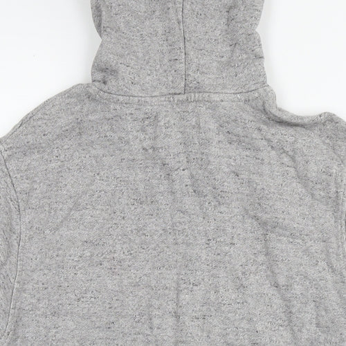 Topman Mens Grey Cotton Pullover Hoodie Size M