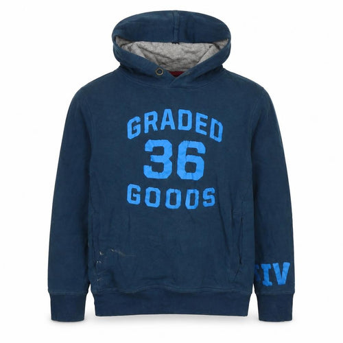 H&M Boys Blue Cotton Pullover Hoodie Size 10-11 Years Pullover - Age 10-12 Years 36 Goods