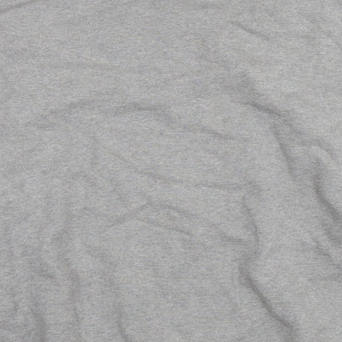 Zara Womens Grey Cotton Pullover Sweatshirt Size M Pullover