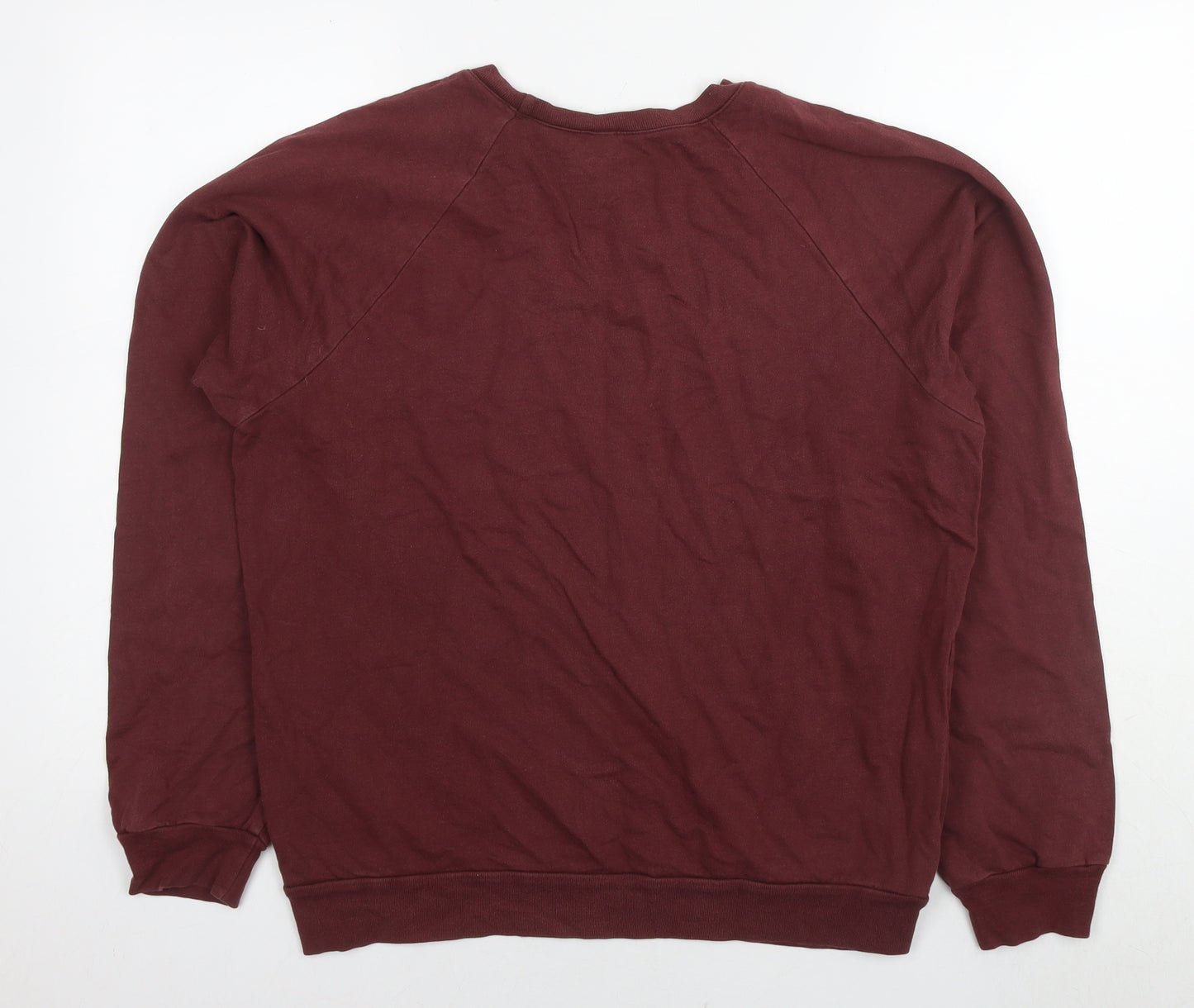 American Apparel Mens Brown Cotton Pullover Sweatshirt Size M