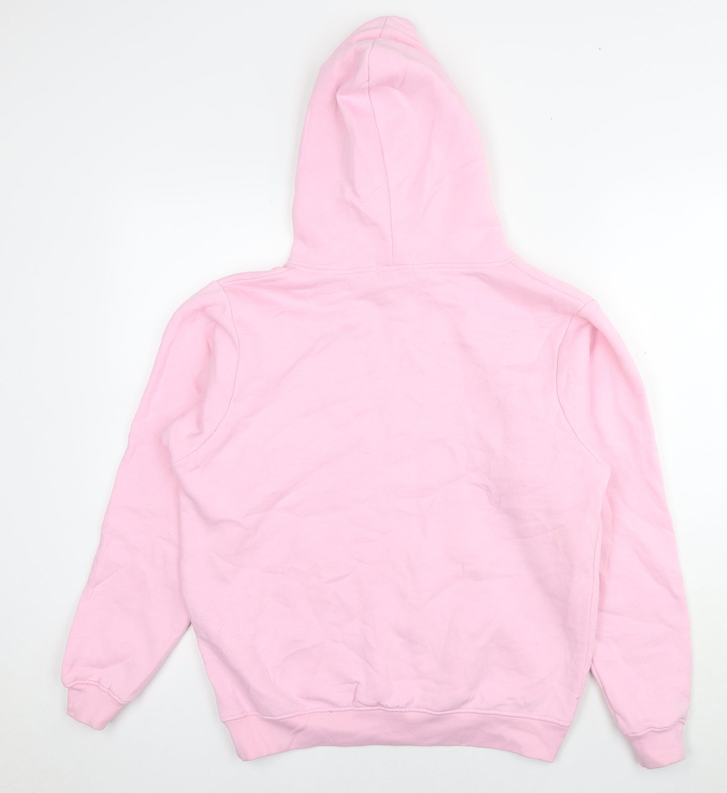 PRETTYLITTLETHING Womens Pink Cotton Pullover Hoodie Size S Pullover