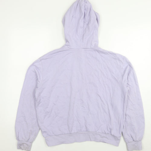 H&M Womens Purple Cotton Pullover Hoodie Size S Pullover