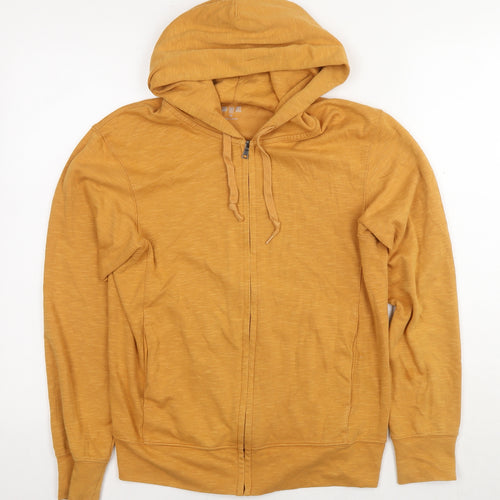Uniqlo Womens Brown Cotton Full Zip Hoodie Size XS Zip