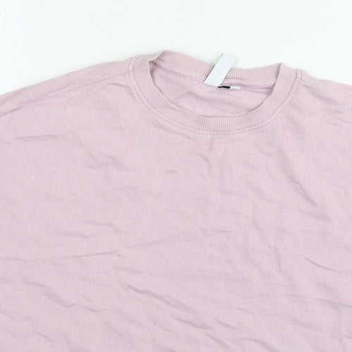 & Other Stories Womens Pink Cotton Pullover Sweatshirt Size XS Pullover
