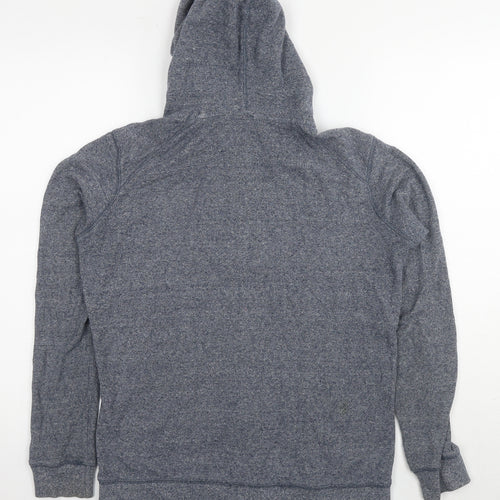 NEXT Womens Blue Cotton Full Zip Hoodie Size 8 Zip