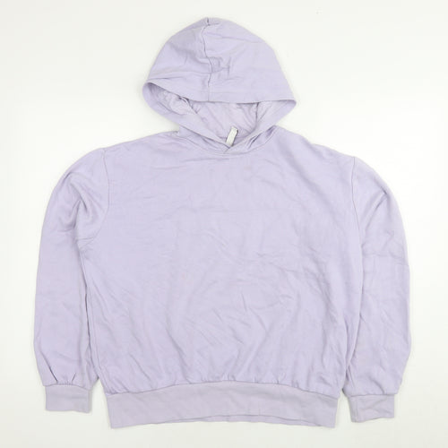 Divided by H&M Womens Purple Cotton Pullover Sweatshirt Size S Pullover