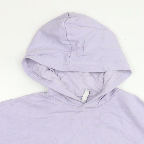 Divided by H&M Womens Purple Cotton Pullover Sweatshirt Size S Pullover