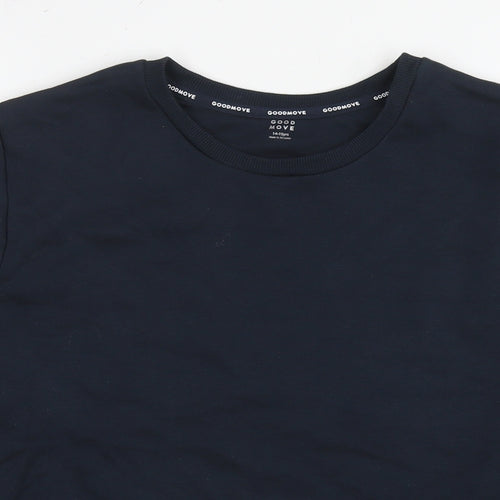 GOODMOVE Boys Blue Cotton Pullover Sweatshirt Size 14-15 Years Pullover