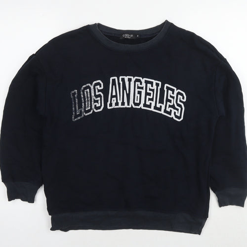 Civico 51 Womens Blue Cotton Pullover Sweatshirt Size M Pullover - Los Angeles