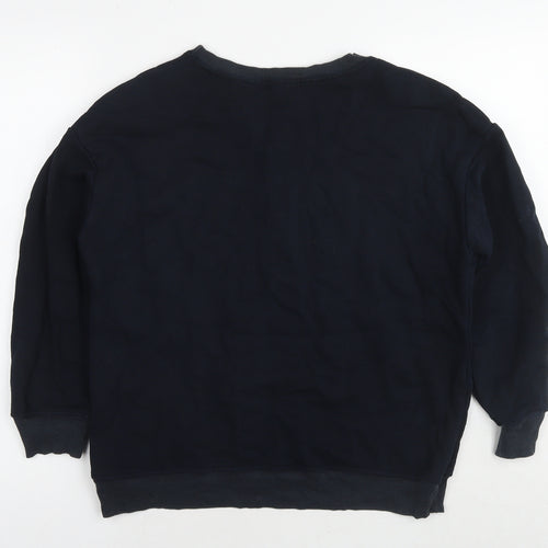 Civico 51 Womens Blue Cotton Pullover Sweatshirt Size M Pullover - Los Angeles