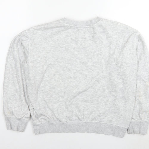 H&M Womens Grey Cotton Pullover Sweatshirt Size XS Pullover - New York