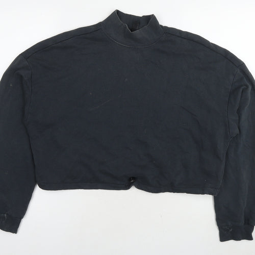 Divided by H&M Womens Grey Cotton Pullover Sweatshirt Size M Pullover