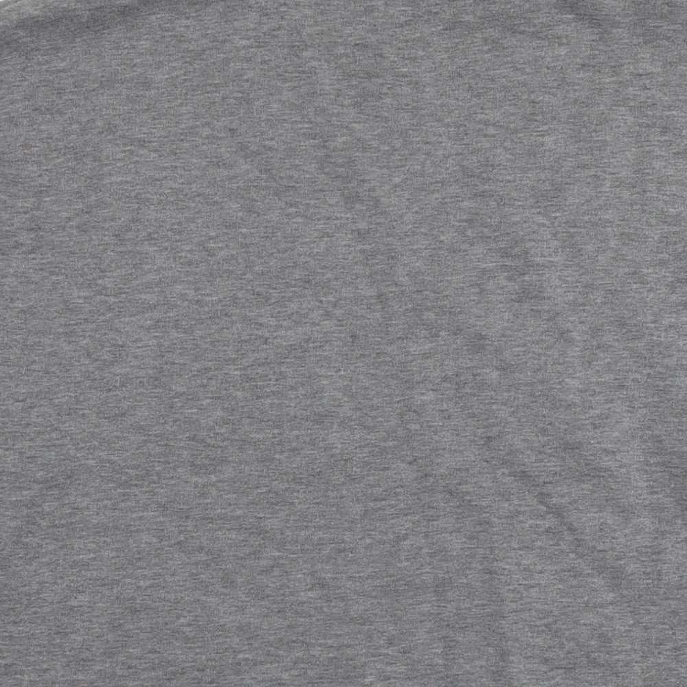 Zara Womens Grey Polyester Pullover Sweatshirt Size S Pullover