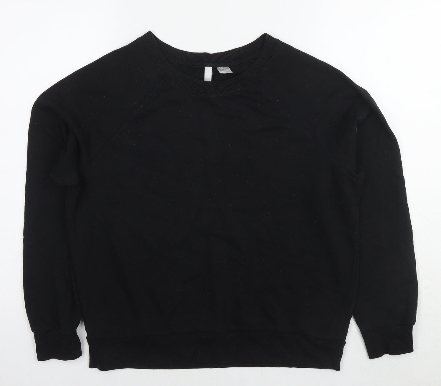 Divided by H&M Womens Black Polyester Pullover Sweatshirt Size M Pullover
