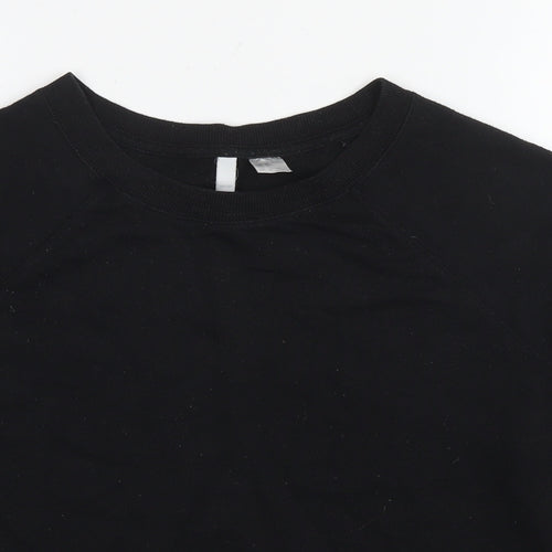 Divided by H&M Womens Black Polyester Pullover Sweatshirt Size M Pullover
