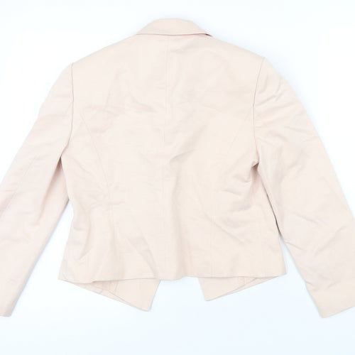 Fenn Wright Manson Womens Pink Herringbone Jacket Blazer Size 8