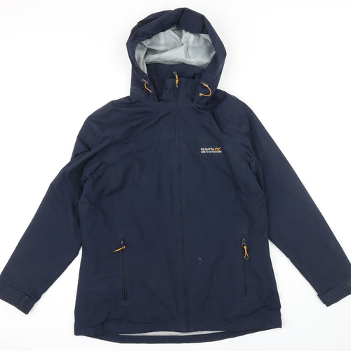 Regatta Womens Blue Jacket Coat Size 14 Zip