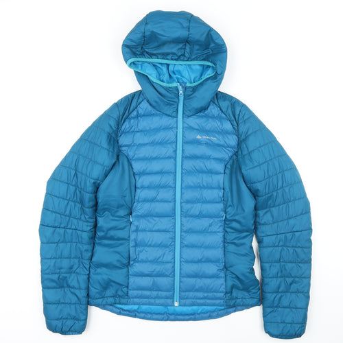DECATHLON Womens Blue Jacket Coat Size XS Zip