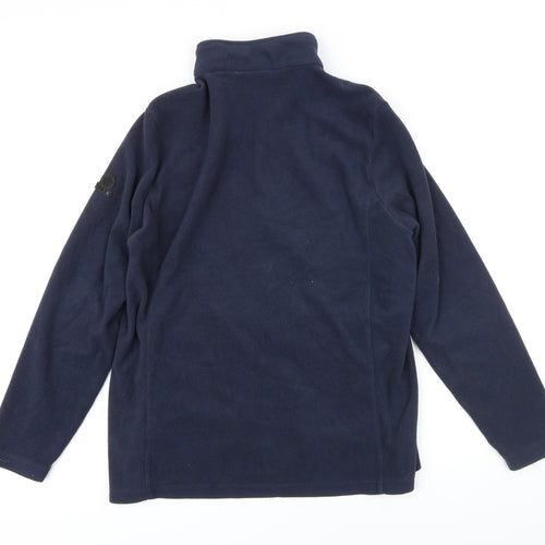 TOG24 Womens Blue 100% Polyester Full Zip Sweatshirt Size 14 Zip