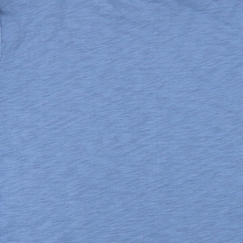 Gap Womens Blue 100% Cotton Tunic T-Shirt Size 28 Boat Neck