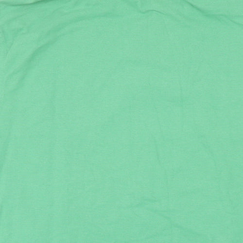 James Pringle Mens Green 100% Cotton Polo Size XL Collared Button