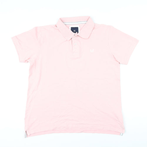 Crew Clothing Womens Orange 100% Cotton Basic Polo Size L Collared