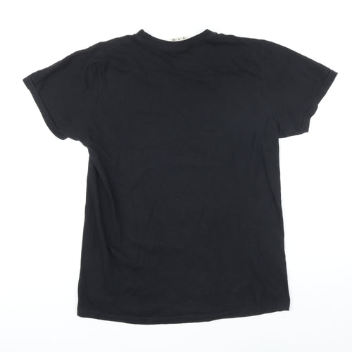 Comfort Colors Womens Black 100% Cotton Basic T-Shirt Size S Round Neck - TRAMP Sharon Van Ettan