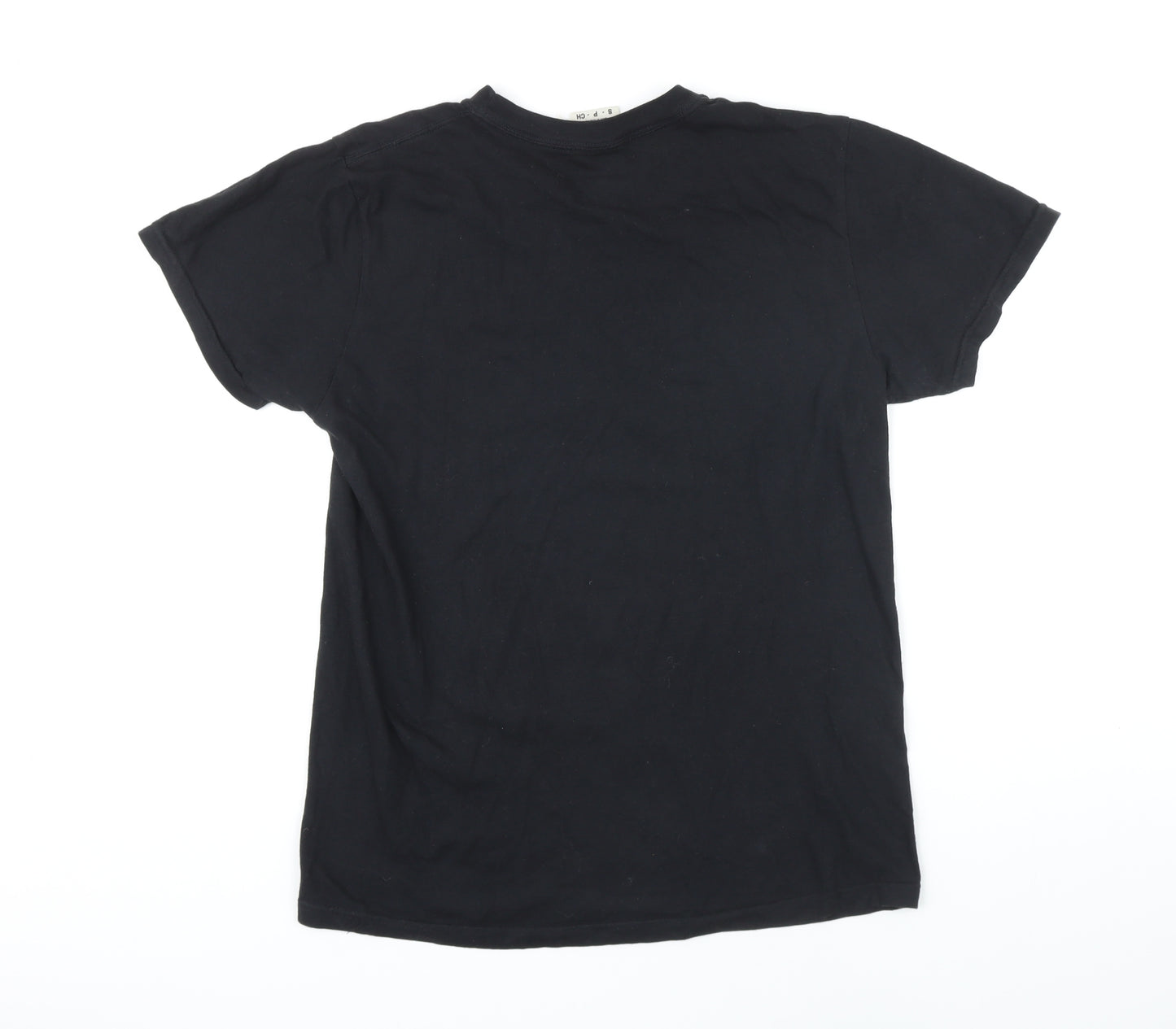 Comfort Colors Womens Black 100% Cotton Basic T-Shirt Size S Round Neck - TRAMP Sharon Van Ettan