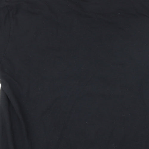 Comfort Colors Womens Black 100% Cotton Basic T-Shirt Size S Round Neck - TRAMP Sharon Van Ettan