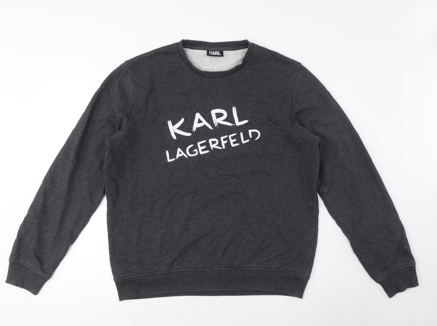 Karl Lagerfeld Unisex Grey Logo Sweatshirt M