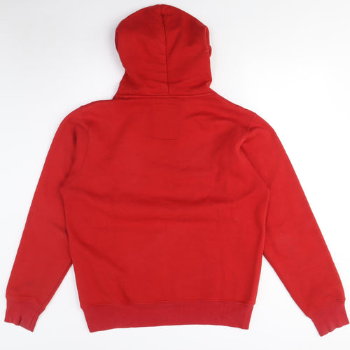 Crosshatch Men's Red Logo Pullover Hoodie M