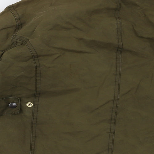 Karth Bound Womens Green Jacket Size S Zip - Waxed Cotton