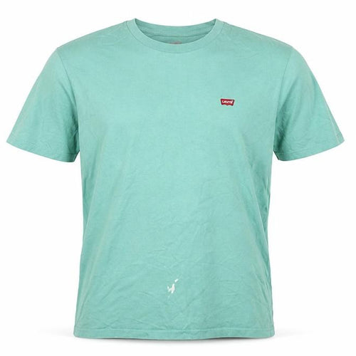 Levi's Mens Green Cotton T-Shirt Size L Crew Neck